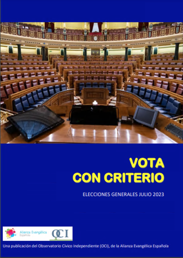 Vota con criterio. Elecciones Generales Julio 2023